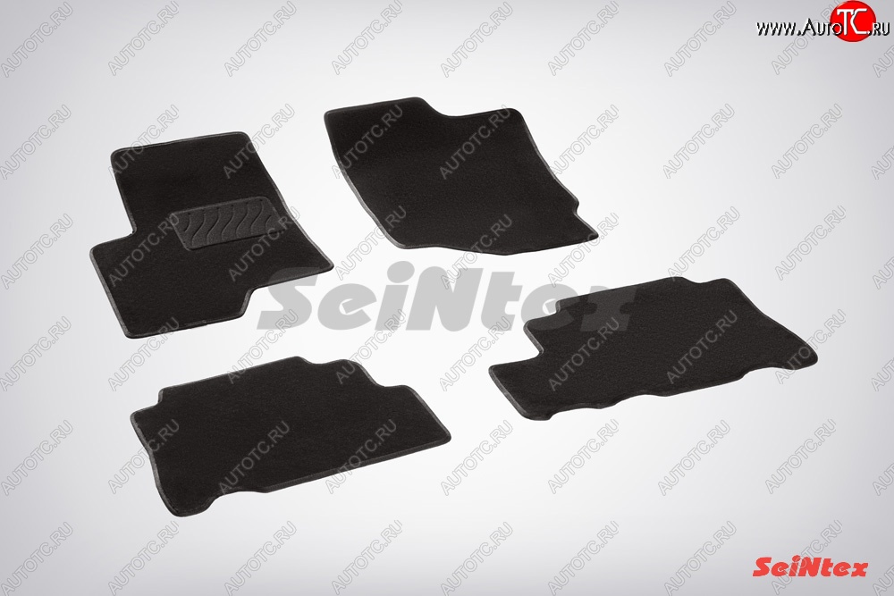 2 999 р. Износостойкие коврики в салон SeiNtex Premium LUX 4 шт. (ворсовые) Chevrolet Captiva  дорестайлинг (2006-2011)  с доставкой в г. Керчь
