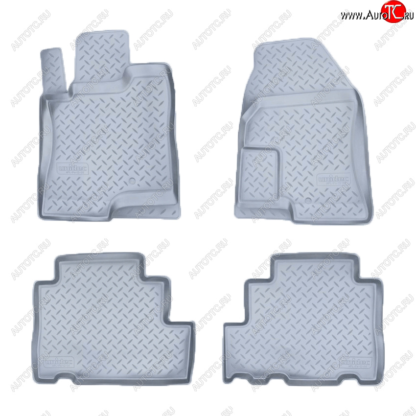 3 299 р. Коврики салона Norplast Unidec  Chevrolet Captiva (2006-2011), Opel Antara (2006-2010) (Цвет: серый)  с доставкой в г. Керчь