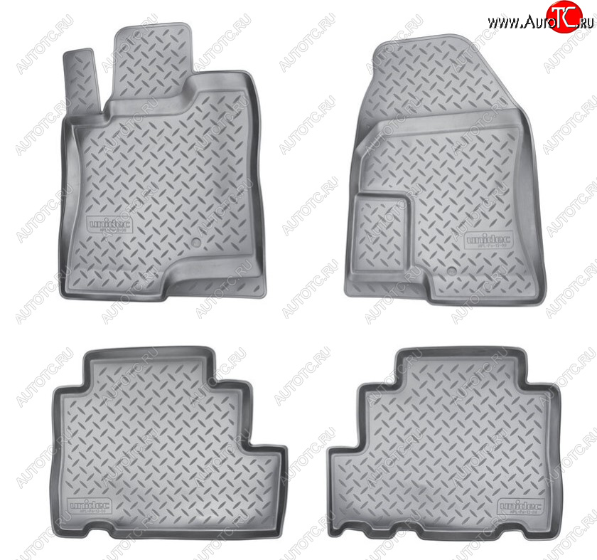 2 569 р. Комплект салонных ковриков Norplast Unidec Chevrolet Captiva  дорестайлинг (2006-2011) (Цвет: черный)  с доставкой в г. Керчь
