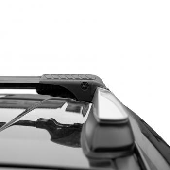 15 499 р. Багажник в сборе LUX Хантер L44  Chevrolet Captiva, CITROEN C3 Aircross, C3 Picasso (рестайлинг), Ford Explorer (UN152,  U251), Focus (2), Great Wall Hover H3, Honda Odyssey (1,  3), Hyundai Santa Fe (CM), Tucson (JM), Jeep Grand Cherokee WJ, KIA Grand Cherokee (WJ), Lexus RX270 (AL10), RX300 (XU30), RX330 (XU30), RX350 (XU30,  AL10), RX400H (XU30), RX450H (AL10), Mazda 6 (GG, GY,  GH), Mercedes-Benz C-Class (S203), Mitsubishi Pajero Pinin (1), Opel Antara, Peugeot 207 (WK,  WA), 307 (универсал), 308 (T7), 407 (универсал), Porsche Cayenne (955,  957), Renault Laguna (X91), Megane (универсал), Sandero Stepway ((BS),  (B8)), SAAB 9-3 (YS3F), Skoda Octavia (A5,  A7), Roomster (5J), Superb (B6 (3T5)), Subaru Forester (SH), Outback (BP,  BR/B14,  BR,), Suzuki Ignis, Jimny (JB23/JB43), Toyota RAV4 (CA20,  XA30,  XA305,  XA40), Volkswagen Caddy (2K), Touareg (GP) (аэро-трэвэл (92-102 см), черный)  с доставкой в г. Керчь. Увеличить фотографию 8