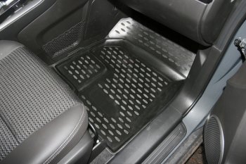 2 969 р. Коврики салона Element (полиуретан, 5 штук) Chevrolet Captiva 1-ый рестайлинг (2011-2013)  с доставкой в г. Керчь. Увеличить фотографию 2