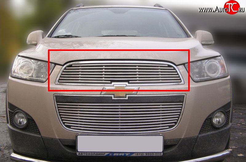 4 799 р. Декоративная вставка решетки радиатора Berkut Chevrolet Captiva 1-ый рестайлинг (2011-2013)  с доставкой в г. Керчь