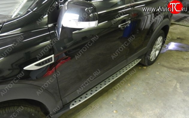 17 299 р. Пороги CT Chevrolet Captiva 2-ой рестайлинг (2013-2016)  с доставкой в г. Керчь
