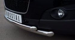 18 799 р. Защита переднего бампера (2 трубыØ63 мм, нержавейка) SLITKOFF Chevrolet Captiva 1-ый рестайлинг (2011-2013)  с доставкой в г. Керчь. Увеличить фотографию 3