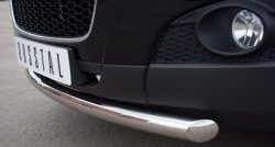 15 349 р. Одинарная защита переднего бампера диаметром 63 мм SLITKOFF  Chevrolet Captiva (2011-2013) 1-ый рестайлинг  с доставкой в г. Керчь. Увеличить фотографию 3