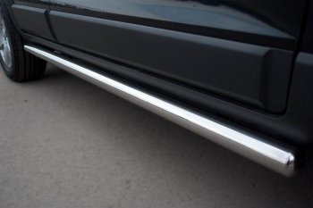 13 299 р. Защита порогов из круглой трубы d63 мм Russtal v3 Chevrolet Captiva 1-ый рестайлинг (2011-2013)  с доставкой в г. Керчь. Увеличить фотографию 4