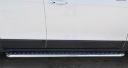 24 649 р. Широкая защита порогов (рестайлинг) SLITKOFF  Chevrolet Captiva (2013-2016) 2-ой рестайлинг  с доставкой в г. Керчь. Увеличить фотографию 2