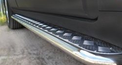 24 649 р. Широкая защита порогов (рестайлинг) SLITKOFF  Chevrolet Captiva (2013-2016) 2-ой рестайлинг  с доставкой в г. Керчь. Увеличить фотографию 4