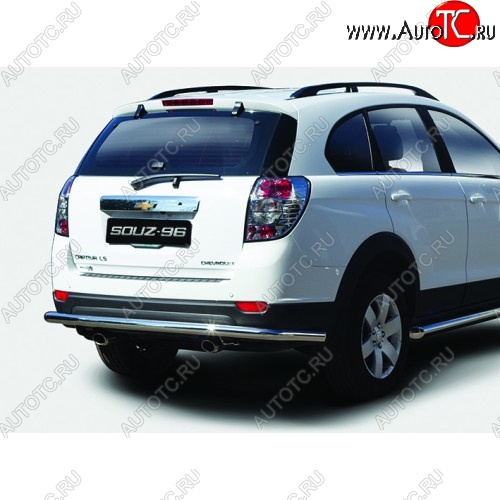 10 169 р. Защита заднего бампера d60 Souz_96 Chevrolet Captiva 1-ый рестайлинг (2011-2013)  с доставкой в г. Керчь