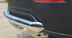 17 649 р. Защита заднего бампера (Ø63 и 42 мм, нержавейка) SLITKOFF  Chevrolet Captiva (2013-2016) 2-ой рестайлинг  с доставкой в г. Керчь. Увеличить фотографию 3