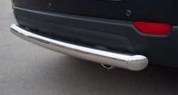 15 549 р. Одинарная защита заднего бампера из трубы диаметром 76 мм SLITKOFF  Chevrolet Captiva (2011-2013) 1-ый рестайлинг  с доставкой в г. Керчь. Увеличить фотографию 3