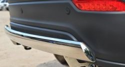 12 499 р. Защита заднего бампера (Ø75x42 мм, нержавейка) Russtal Chevrolet Captiva 2-ой рестайлинг (2013-2016)  с доставкой в г. Керчь. Увеличить фотографию 3