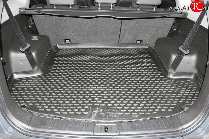 5 189 р. Коврик в багажник (длинная база) Element (полиуретан) Chevrolet Captiva 1-ый рестайлинг (2011-2013)  с доставкой в г. Керчь