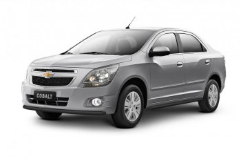 Защита порогов Petroil Tuning (Ø38 мм) Chevrolet Cobalt (2019-2023) седан 2-ой рестайлинг (Сталь с полимерным покрытием в цвет: черный ❞Шагрень❝)