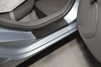 2 099 р. Пороги накладки дверей Petroil Tuning  Chevrolet Cobalt (2019-2023) седан 2-ой рестайлинг (Текстурная поверхность)  с доставкой в г. Керчь. Увеличить фотографию 3