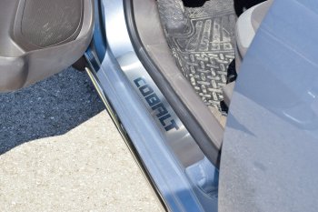 2 399 р. Пороги накладки дверей Petroil Tuning  Chevrolet Cobalt (2019-2023) седан 2-ой рестайлинг  с доставкой в г. Керчь. Увеличить фотографию 3