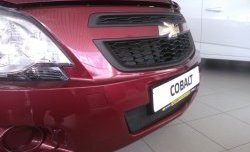 2 089 р. Нижняя сетка на бампер Russtal (черная) Chevrolet Cobalt седан дорестайлинг (2011-2016)  с доставкой в г. Керчь. Увеличить фотографию 5