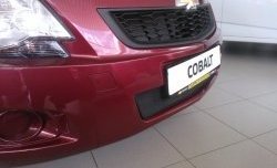 2 089 р. Нижняя сетка на бампер Russtal (черная) Chevrolet Cobalt седан дорестайлинг (2011-2016)  с доставкой в г. Керчь. Увеличить фотографию 6