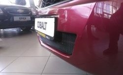 2 089 р. Нижняя сетка на бампер Russtal (черная) Chevrolet Cobalt седан дорестайлинг (2011-2016)  с доставкой в г. Керчь. Увеличить фотографию 9