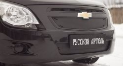 869 р. Зимняя заглушка воздухозаборника переднего бампера RA  Chevrolet Cobalt (2011-2016) седан дорестайлинг  с доставкой в г. Керчь. Увеличить фотографию 2