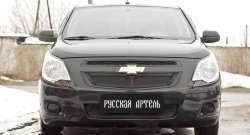 1 959 р. Защитная сетка воздухозаборника переднего бампера RA  Chevrolet Cobalt (2011-2016) седан дорестайлинг  с доставкой в г. Керчь. Увеличить фотографию 2