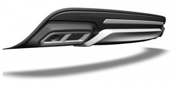 5 299 р. Накладка на задний бампер Extreem Chevrolet Cruze J300 седан рестайлинг (2012-2015) (Неокрашенная)  с доставкой в г. Керчь. Увеличить фотографию 3
