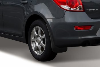 4 799 р. Задние брызговики Frosch Chevrolet Cruze J300 седан рестайлинг (2012-2015)  с доставкой в г. Керчь. Увеличить фотографию 2