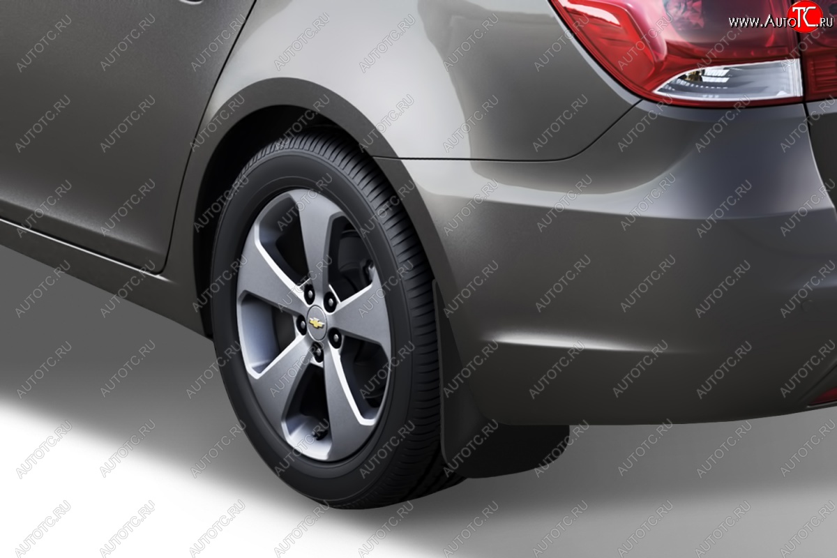 4 799 р. Задние брызговики Frosch Chevrolet Cruze J308 универсал рестайлинг (2012-2015)  с доставкой в г. Керчь