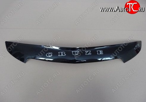 999 р. Дефлектор капота Russtal (короткий) Chevrolet Cruze J305 хэтчбек рестайлинг (2012-2015)  с доставкой в г. Керчь