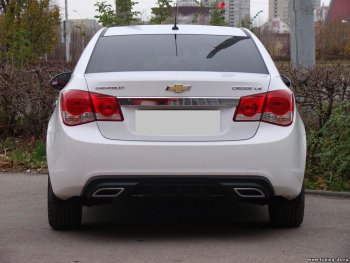 Диффузор заднего бампера Sport Chevrolet Cruze  J300 (2009-2012) седан дорестайлинг