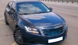 3 529 р. Радиаторная решётка (дорестайлинг) Sport v2 Chevrolet Cruze J305 хэтчбек дорестайлинг (2009-2012) (Неокрашенная)  с доставкой в г. Керчь. Увеличить фотографию 5