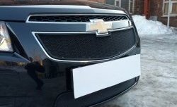 1 469 р. Нижняя сетка на бампер Russtal (черная) Chevrolet Cruze J305 хэтчбек дорестайлинг (2009-2012)  с доставкой в г. Керчь. Увеличить фотографию 2