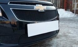 1 469 р. Нижняя сетка на бампер Russtal (черная) Chevrolet Cruze J305 хэтчбек дорестайлинг (2009-2012)  с доставкой в г. Керчь. Увеличить фотографию 3