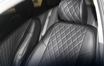 Чехлы Seintex (экокожа/ромб) Chevrolet Cruze J305 хэтчбек дорестайлинг (2009-2012)