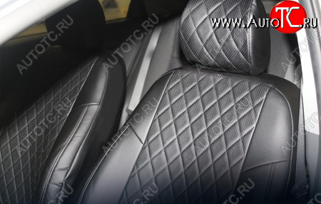 6 449 р. Чехлы Seintex (экокожа/ромб) Chevrolet Cruze J300 седан рестайлинг (2012-2015)  с доставкой в г. Керчь