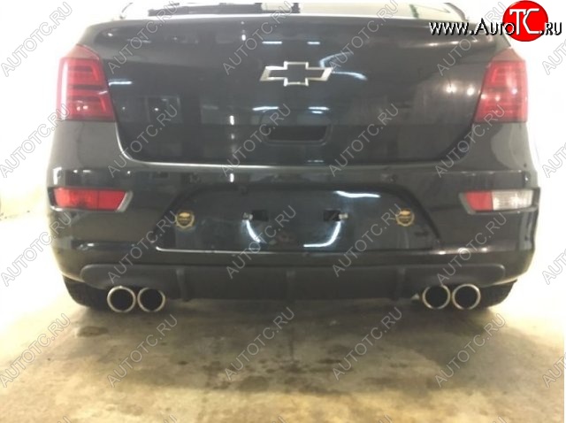 3 499 р. Диффузор заднего бампера CT Chevrolet Cruze J305 хэтчбек дорестайлинг (2009-2012) (Неокрашенная)  с доставкой в г. Керчь