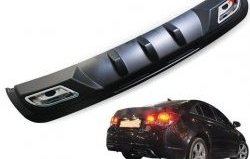 3 589 р. Диффузор заднего бампера Sport  Chevrolet Cruze  J300 (2009-2012) седан дорестайлинг (Глянец под окраску, Неокрашенный)  с доставкой в г. Керчь. Увеличить фотографию 8