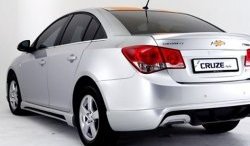 4 199 р. Пороги накладки Extrime Chevrolet Cruze J300 седан рестайлинг (2012-2015) (Неокрашенные)  с доставкой в г. Керчь. Увеличить фотографию 2