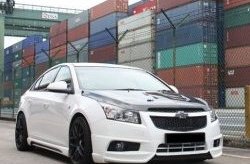 4 199 р. Пороги накладки Extrime Chevrolet Cruze J300 седан рестайлинг (2012-2015) (Неокрашенные)  с доставкой в г. Керчь. Увеличить фотографию 3