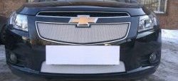 1 559 р. Нижняя сетка на бампер Russtal (хром) Chevrolet Cruze J300 седан рестайлинг (2012-2015)  с доставкой в г. Керчь. Увеличить фотографию 8