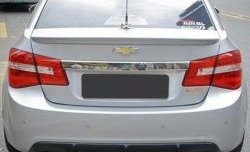 2 999 р. Лип спойлер CT Chevrolet Cruze J300 седан дорестайлинг (2009-2012) (Неокрашенный)  с доставкой в г. Керчь. Увеличить фотографию 3