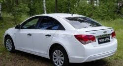 1 699 р. Лип спойлер RA  Chevrolet Cruze  J300 (2009-2015) седан дорестайлинг, седан рестайлинг (Неокрашенный)  с доставкой в г. Керчь. Увеличить фотографию 2