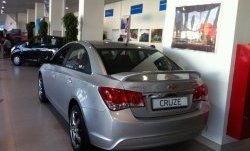 6 849 р. Спойлер LitCompany Chevrolet Cruze J300 седан дорестайлинг (2009-2012) (Неокрашенный)  с доставкой в г. Керчь. Увеличить фотографию 5