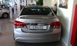 6 849 р. Спойлер LitCompany Chevrolet Cruze J300 седан дорестайлинг (2009-2012) (Неокрашенный)  с доставкой в г. Керчь. Увеличить фотографию 6