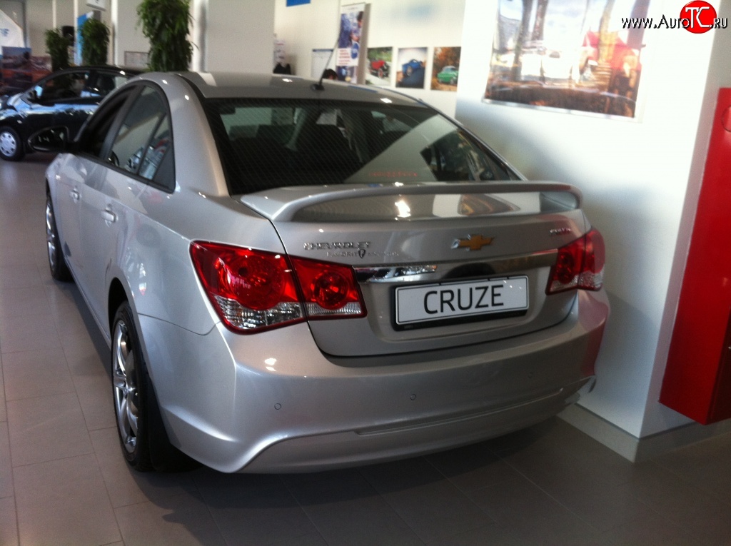 6 849 р. Спойлер LitCompany Chevrolet Cruze J300 седан дорестайлинг (2009-2012) (Неокрашенный)  с доставкой в г. Керчь
