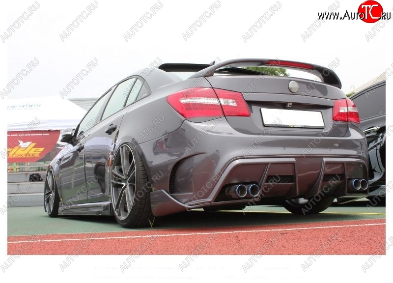 11 899 р. Задний бампер MYRIDE STYLE Chevrolet Cruze J300 седан дорестайлинг (2009-2012) (Неокрашенный)  с доставкой в г. Керчь