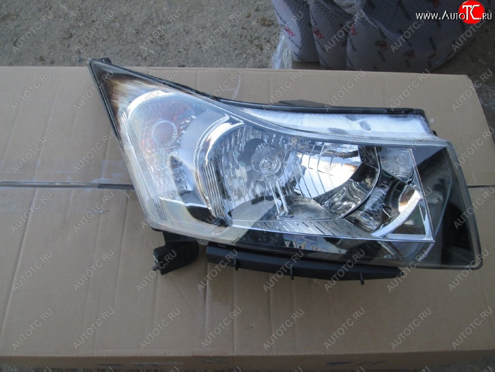 3 049 р. Фара BRIGHTROAD (с мех. корректором, правая) Chevrolet Cruze J300 седан дорестайлинг (2009-2012)  с доставкой в г. Керчь