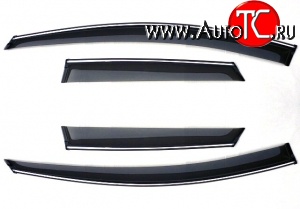999 р. Комплект дефлекторов окон (ветровиков) 4 шт. (седан) Russtal Chevrolet Epica V250 (2006-2012)  с доставкой в г. Керчь