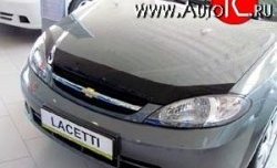 2 069 р. Дефлектор капота NovLine Daewoo Gentra KLAS седан (2012-2016)  с доставкой в г. Керчь. Увеличить фотографию 2