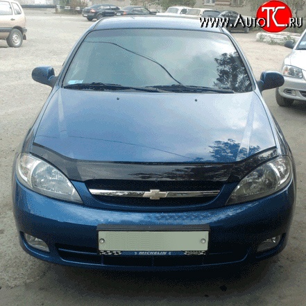 2 069 р. Дефлектор капота NovLine Daewoo Gentra KLAS седан (2012-2016)  с доставкой в г. Керчь